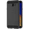 COPHONE® - Cover Compatibile con Samsung Galaxy J4 Plus 2018, in Fibra di Carbonio, Colore: Nero