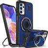 Tuvror Cover per Samsung Galaxy A23 5G /4G con Supporto. [Anello rotante a 360° e Supporto]. Cover protettiva antiurto per Samsung A23, Blu