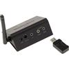 KALEA-INFORMATIQUE Trasmettitore audio wireless 2.4GHz per PC, qualità DVD 48Khz 16-bit, uscite a 4 canali e cuffie
