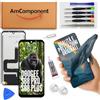 AmComponent - display di ricambio per DOOGEE S88 PRO / S88 PLUS schermo LCD vetro touch screen ricambio | Componente di ricambio con luminosità intensa e risposta al tocco reattiva