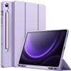 JETech Custodia per Samsung Galaxy Tab S10 Lite / S10 FE / S9 FE 10,9 Pollici con S Pen Holder, TPU Trifold Supporto Protettiva Tablet Cover, Supporta S Pen di Ricarica (Viola Chiaro)