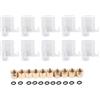 Oikabio 10PCS Solvente Stampante Inchiostro Damper Dx5 Testina di Stampa Dumper per Testa di Stampa Mutoh Galaxy Umano Xuli Plotter 4x3Mm Tubo
