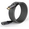CAKOBLE Prolunga USB C 5 metri,20Gbps 100W/5A Cavo USB Maschio e Femmina Supporta USB C 3.2, USB 3.1,4K@60Hz HDR Cavo USB Type-C Compatibile USB C Hub/Dell XPS/MacBook/Caricatore USB C