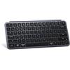 Keychron B1 Pro Tastiera wireless ultra piatta con regolazione ZMK, QWERTY US ANSI, 3 modalità Bluetooth/2,4 GHz/cavo 425 g leggera con 1.200 ore di durata della batteria per Mac/Windows - Grigio