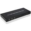 ADWITS 4-Port 4-IN-1-OUT HDMI 4K @ 30Hz 1080P @ 60Hz Switch KVM Ultra HD 3D con Interruttore Audio, Mic, hub USB 2.0, Alimentatore di Sicurezza Certificato GS, Compatibile con PC Windows Mac OS Linux