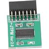 Zerone Modulo TPM 2.0 con crittografia avanzata - Interfaccia LPC a 14 pin - Scheda modulo TPM con supporto per Windows 11 - Verde
