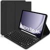 Hofsos AZERTY - Cover con tastiera per Samsung Galaxy Tab A9+ 2023 da 11 pollici (SM-X210/X216/X218), con tastiera magnetica, Bluetooth, senza fili, per Samsung Tab A9 Plus-Nero
