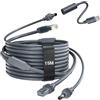 Ozkak Cavo 2-in-1 per Starlink Mini, Cavo Integrato Alimentazione ed Ethernet Gigabit Cat5e, 1000Mbps, Ricambio Alte Prestazioni per Camper, Van e Barca, 15 m