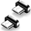 SilicOne 2 adattatori micro USB per PLATINUM nylon magnetico USB cavo di ricarica rapida - 2 connettori micro USB