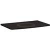 LINK LKBR50 Supporto da Tavolo per TV Girevole Fino a 50 e 40 kg - Rotazione 360° per Posizionamento Ottimale - Finitura Elegante in Legno - Piedini Protettivi - Colore Nero