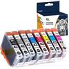 Caidi Ricambio compatibile per Canon Pixma Pro-100/Pro-100S Cartuccia d'inchiostro CLI42 CLI-42. 1BK 1C 1M 1Y 1PC 1PM 1GY 1LGY