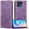 FMPCUON Compatibile con Honor X8a 6.7 Cover, Flip case Custodia Portafoglio in Pelle Slot [Chiusura Magnetica] Cover per Honor X8a 6.7, Porpora