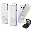 AreTop Chiavetta USB 3.0 da 32 GB, 3 pezzi con custodia flash Memory Sticks, High Speed 3.0 Memory Stick Thumb Drive per la memorizzazione dei dati, doppia corrispondenza dei colori per una facile