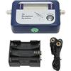 SustVita Misuratore di potenza del segnale del'antenna TV SustVita con feedback visivo, livello di ingresso 65-95 dBuV e schermo retroilluminato, un rilevatore di segnale TV digitale per