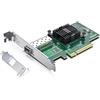 H!Fiber.com 10G Scheda di rete Ethernet,SFP+ NIC,10GbE CNA,funzione compatibile con X520-DA1,con Intel 82599EN controllore,supporto Windows Server/Linux/VMware (non supporto MAC)