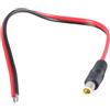HDOYTXXM DC7909 Cavo Alimentazione 8mm Femmina/Maschio a Filo Nudo estremità Aperta 14AWG 7.9x0.9mm Adattatore Cilindro Pigtail per Cavo Alimentazione per Celle solari