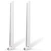 Eightwood Antenna WLAN 2,4G/5G/6G Tri Band WLAN 4dBi Antenna WLAN omnidirezionale supportata WiFi 6E compatibile con PC Desktop PCIe WLAN Card