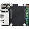 Waveshare Mini Dual Gigabit Ethernet Base Board per Raspberry Pi Compute Module 4 CM4, Integrate ETH/Micro SD/USB Interfacce, Adatto per Valutare il Raspberry Pi CM4 o Essere Integrato nei Prodotti Finali
