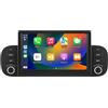 hizpo Android 13 Autoradio da 7 pollici per FIAT Panda 2013-2020 4-Core 2GB e 32GB di memoria, supporta Carplay/Android Auto senza fili, controllo del volante, WLAN/4G, AM/FM