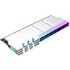 BRIUERG Computer DDR4 DDR5 5V ARGB SYNC Memoria Radiatore PC RGB Colorata RAM Dissipatore Dissipatore Raffreddamento Spessore Armatura Bianca
