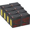 WSB CSB-SCD43 Compatible Battery Kit for APC RBC43 Plug & Play UPS UPC