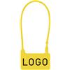 Pobsuier 100 Personalizzare Tag in Plastica con Logo o Nome Targhe di Sicurezza Monouso per Bagagli Abbigliamento Scarpe 190mm