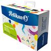 Pelikan Set Tempere Colorate - 6 Vasetti da 40 ml con Pennello Incluso - Colori Vivaci e Coprenti - Ideale per Scuola e Hobby Creativi