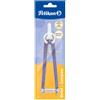 Compasso Professionale Pelikan in Metallo con Rotella di Precisione - Mine di Ricambio Incluse - Disegno Tecnico, Scuola e Ufficio