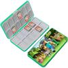 doepeBAE Custodia per Schede di Gioco, Custodie Giochi Switch, Switch Game Card Case, Scatola per Carte con Fodera in Silicone, Con 24 Slot per Cartucce di Gioco e 24 Slot per Schede SD (24N)