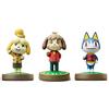 amiibo Switch Set da 3 pezzi [Digby/Rover/Isabelle Winter] (Animal Crossing Series) per Nintendo Lite - WiiU - 3DS - (confezione sfusa)