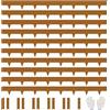 JonesHouseDeco 10 cordoli per prato in acciaio Cor-Ten pre-arrugginito, altezza 12,7 cm, bordo decorativo in metallo robusto (10 m di lunghezza totale) con 11 clip e guanti