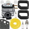 ZAMDOE 75306258A Carburatore per Ryobi RY252CS RY253SS RY251PH RY254BC 2 Ciclo 25cc 316299372 Tagliacorde Coltivatore Motore Sostituisce 753-06258A 753-06258 307160001