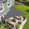 Sunnylaxx 2.5x2.5x2.5m Grafite Tenda a Vela Triangolare Ombreggiante, Impermeabile Vele Parasole Protezione UV per Esterno, Giardino e Terrazza, Piscina