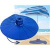 Beach Grip BeachGrip - Ombrellone da spiaggia con ancora di sabbia - Può contenere un ombrellone da spiaggia in caso di vento molto forte (100 MPH) - Ancora per ombrellone da spiaggia resistente, ultra