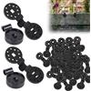 Cerioll Fibbia Fissa Della Rete Parasole, 100 Pezzis Clip per Telo Ombreggiante, Clip in Plastica per Rete, Ganci per Telo Ombreggiante, Reti Ombreggianti Staffe per Giardini, Cortili, Balconi, Serre