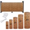 Generico Bamboo da Esterno Canne Bambu per Copertura Gazebo Recinzione in Canne 30-190cm Rotoli di Canna Naturale Rotolo di Canna Arelle Bamboo Canniccio Bambu per Privacy Balcone Recinto