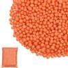 PATIKIL Perline di Schiuma, 2-3mm Palline di Schiuma, Mini Palline Piccole Perline di Polistirene per DIY Forniture Artigianali Matrimonio Festa Arte Fatte in Casa, Arancione