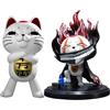 Zhongkaihua Turbo Granny/Okarun Figura 10CM PVC Modello 2pcs Figurine Okarun/Turbo Nonna Action Figure Anime Statue Collezioni Decorazioni Desktop