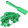 Yotlein Bingo Magnetico, Kit Bingo Magnetico, Gettoni Magnetici con Bastoncini per Kit di Accessori per l'educazione Scientifica STEM per Giochi Notturni in Famiglia Gettoni del Iotto (Verde)