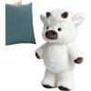 XUQEAYWD Peluche Muccas Che Corre, 45x25x15cm Pupazzo Che Corre, Adorabile Animale Peluches Muccas Pelosa Per Alleviare Lo Stress, Running Cow Plush, Per Camera Da Lettos Casa Compleanno