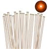 Evemodel C0402OR 20pcs Pre-saldato micro 0,1 mm rame cablato arancione SMD Led 0402