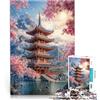AITEXI Puzzle da 2000 pezzi per adolescenti Pagoda sul lago Giocattoli educativi per l'apprendimento Giochi per famiglie grande regalo 70x100cm