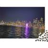 QWERTYUIOPD Panorama Notturno Cittadino Puzzle 1000 Pezzi per Adulti Luci Urbane Puzzle per Famiglia Relax Decorazione Casa 38x26cm/1000pcs