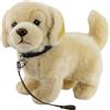 Carl Dick Golden Retriever con guinzaglio 24 cm, peluche, giocattolo morbido, animale di peluche 3633