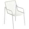 Emu - Poltrona impilabile Rio R50 - Bianco - Acciaio - Designer Anton Cristell