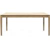 Ethnicraft - Tavolo rettangolare Bok - Legno naturale - Rovere massello - Designer Alain van Havre