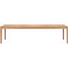 Ethnicraft - Tavolo rettangolare Bok OUTDOOR - Legno naturale - Teak massello - Designer Alain van Havre