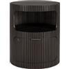 Ethnicraft - Cassettiera con rotelle Boomerang - Marrone - Mogano massiccio tinto - Designer Jacques Deneef