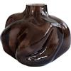 101 COPENHAGEN - Vaso Wabi - Marrone - Vetro soffiato a bocca - Designer Tommy Hyldahl