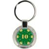 Family-crests Anello Portachiavi Poker Chip Da 10 Dollari